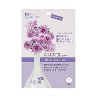Маска тканевая роза Mijin BSC Damask Rose Essence Mask 25g