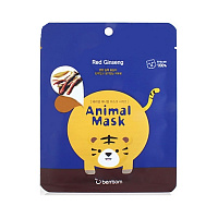 Маска тканевая с экстрактом женьшеня Berrisom Animal Mask Series Tiger 25ml