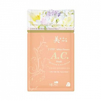Маска двухшаговая против акне Mijin 2 Step White Flower A.C Mask 26g