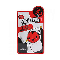 Маска тканевая витаминная Baviphat Urban Dollkiss 3-Go Mask Sheet Vital 25g