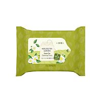 Салфетки очищающие с экскрактом зеленого чая The Saem Healing Tea Garden Green Tea Cleansing Tissue оптом в Воронеж 