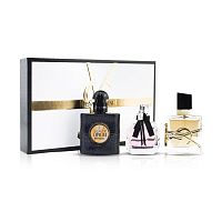 Парфюмерный набор Yves Saint Laurent Black Opium/Mon Paris/Libre 3x30 ml оптом в Воронеж 