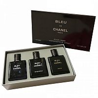 Парфюмерный набор Chanel Bleu De Chanel 3x30 ml оптом в Воронеж 